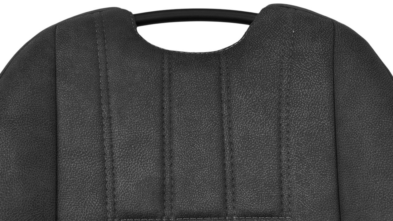 Eetkamerstoel Luxor Antraciet Eva B53 x D65 x H92 cm