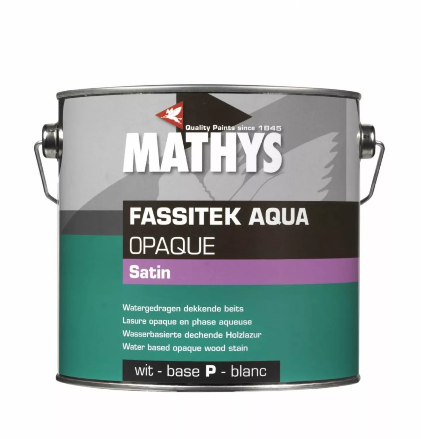 Mathys Fassitek Aqua Opaque - op kleur gemengd -1L