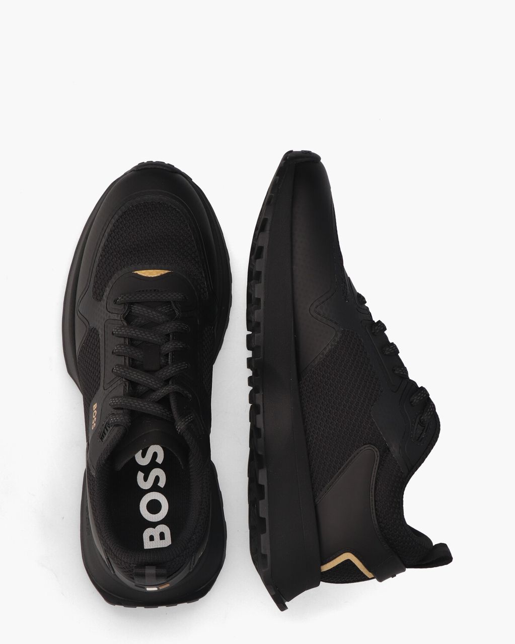 Boss Jonah Zwart Herensneakers