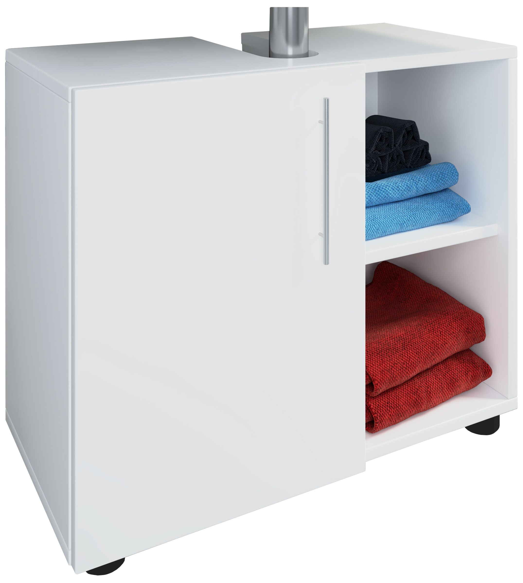 VCM Badmöbel Badunterschrank Waschbeckenunterschrank Badezimmer Flandu lll Drehtür