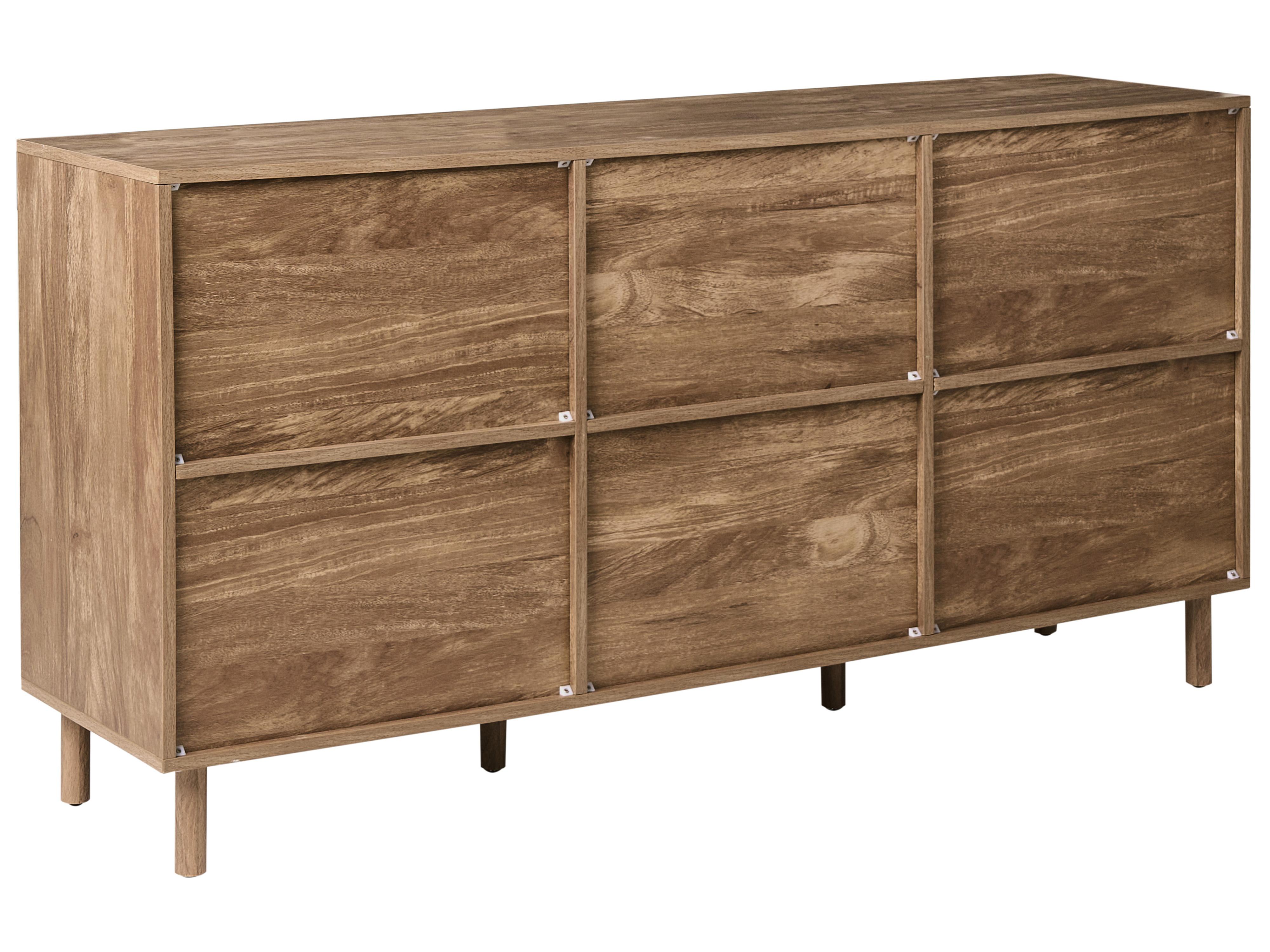 Dressoir met 3 deuren RONGE Lichtbruin