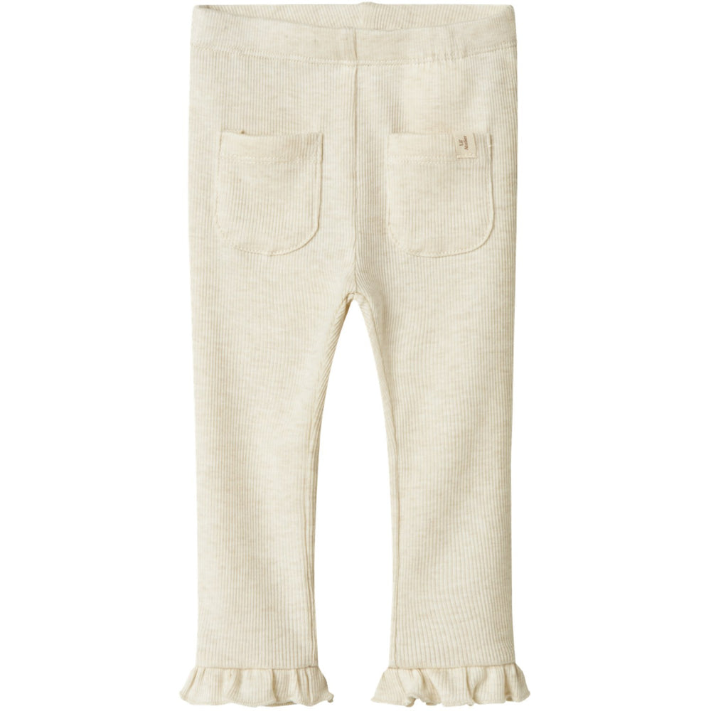 Køb Lil'Atelier Turtledove Melange Darla Slim Leggings