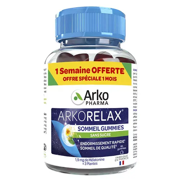 Arkopharma Arkorelax Sleep 60 Gomas sem Açúcar