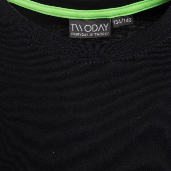 TwoDay basic jongens T-shirt zwart