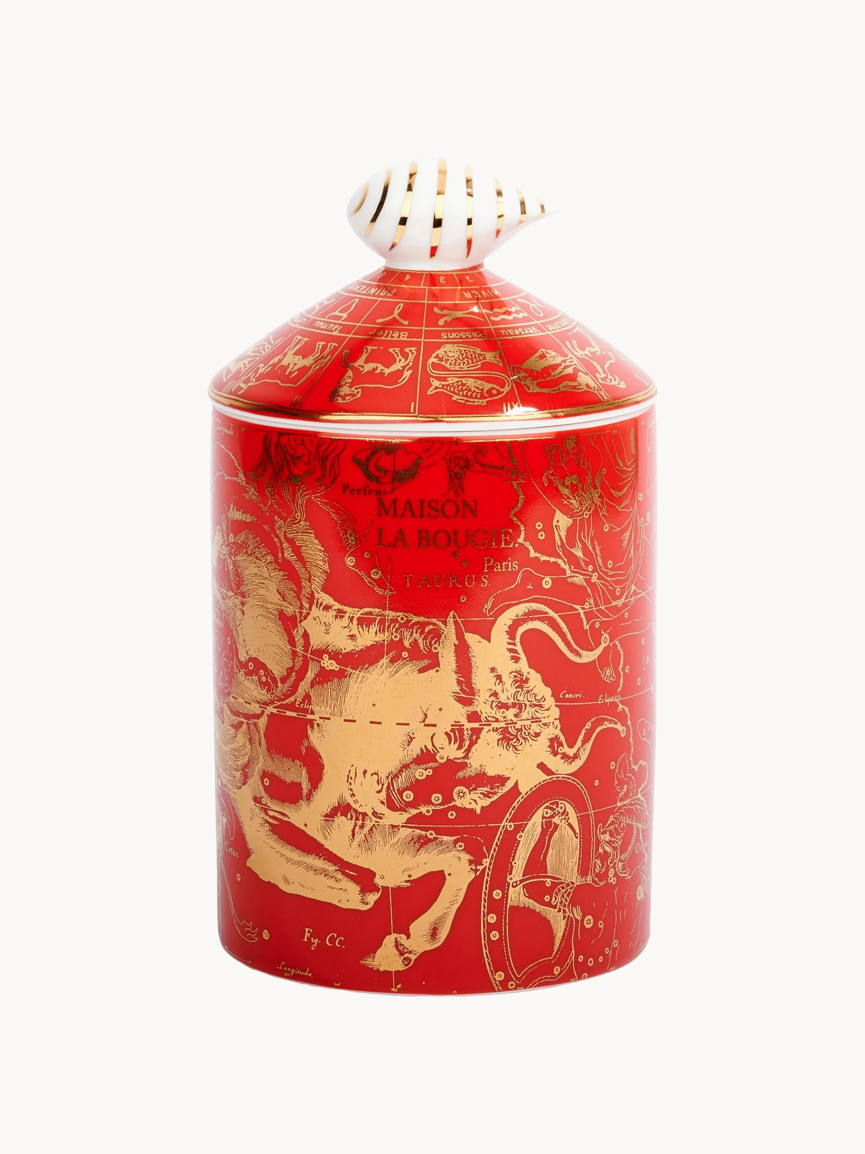 Handgemaakte geurkaars Taurus (mandarijn, sandelhout & patchouli)