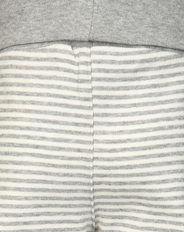 Schlupfhose AGAN gestreift in grau melange
