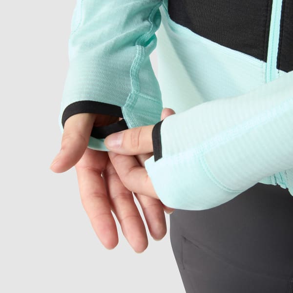 Veste polaire randonnée THE NORTH FACE W BOLT POLARTEC JKT POWDER TEAL/TNF BLACK