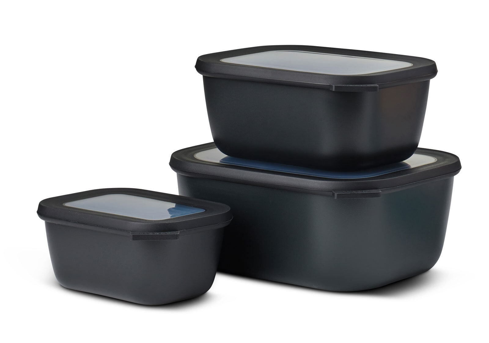 MEPAL Frischhaltedose CIRQULA I 3er Set nordic black