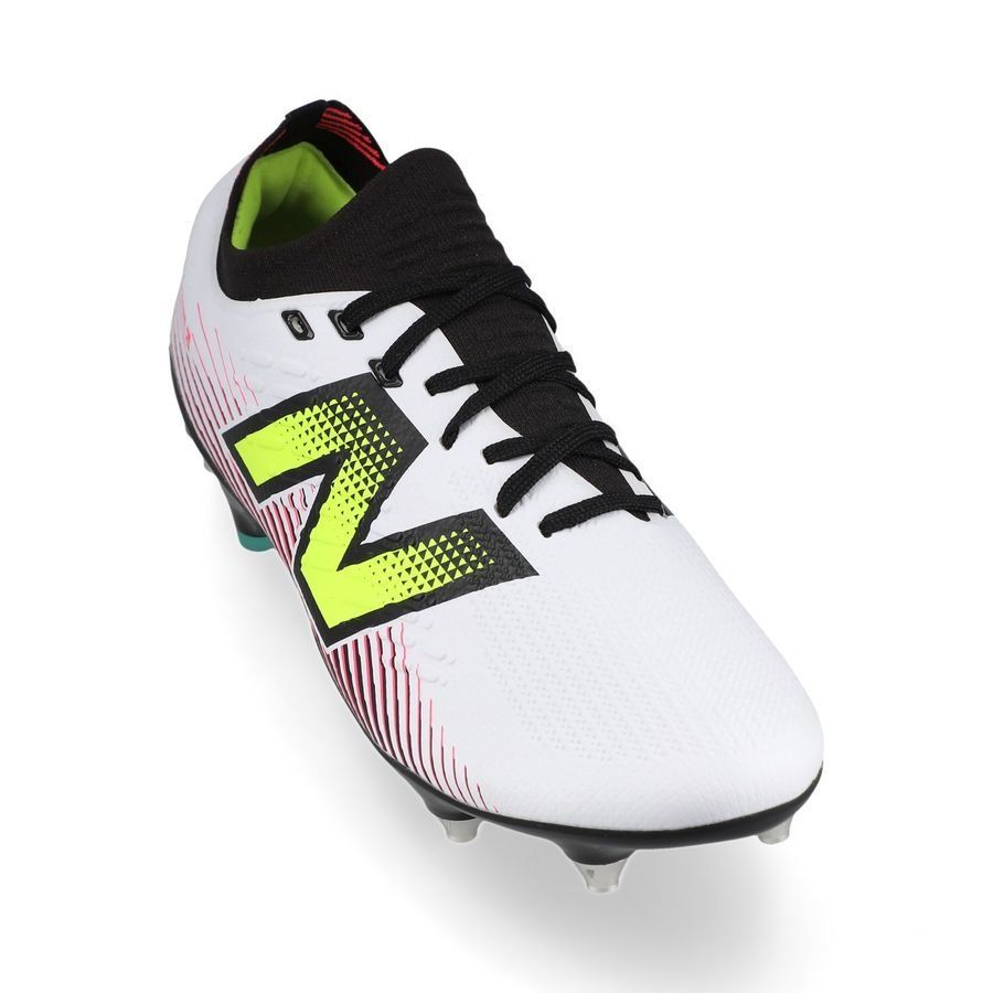New Balance Tekela V4 Pro Low SG - Blanc/Violet/Jaune Fluo