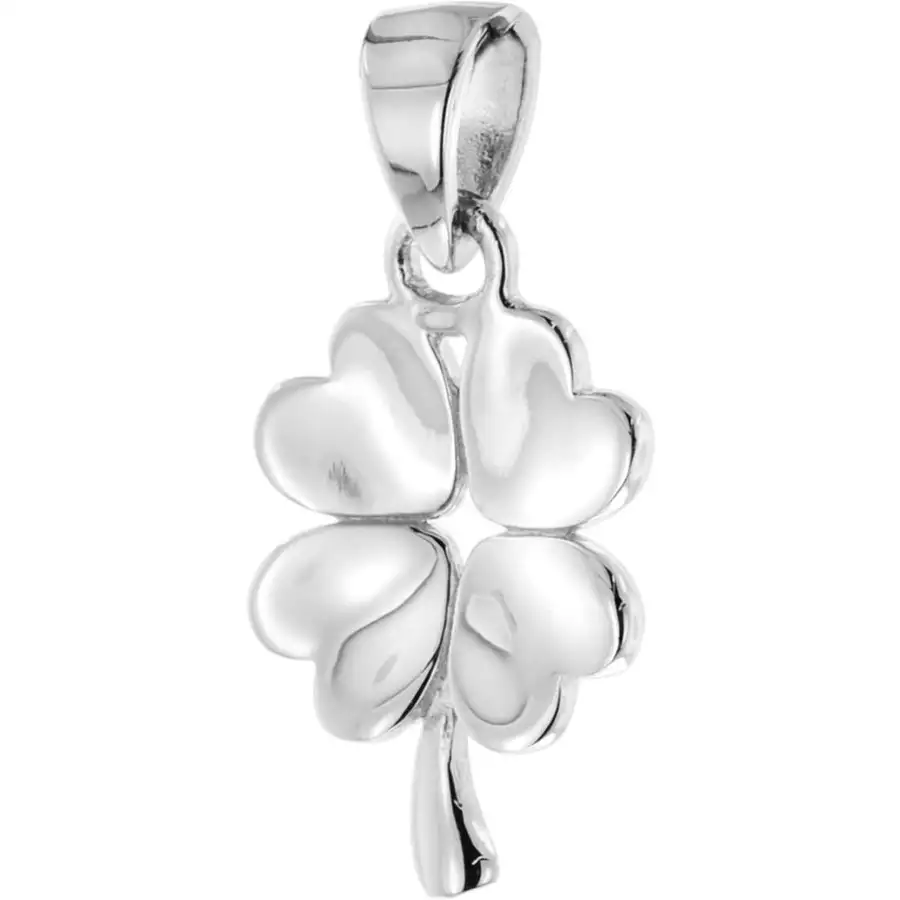 trendor Kinder-Halskette Silber 925 Collier mit Glücksbringer silver