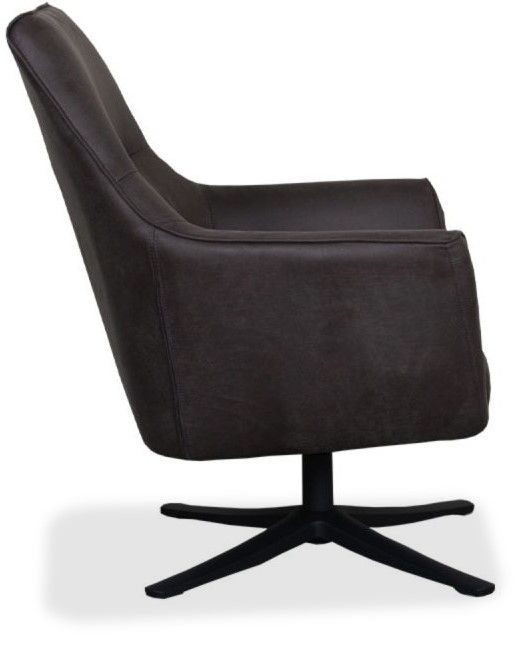 Fauteuil Antraciet CM-55.029 Tod B76 x D75 x H90 cm