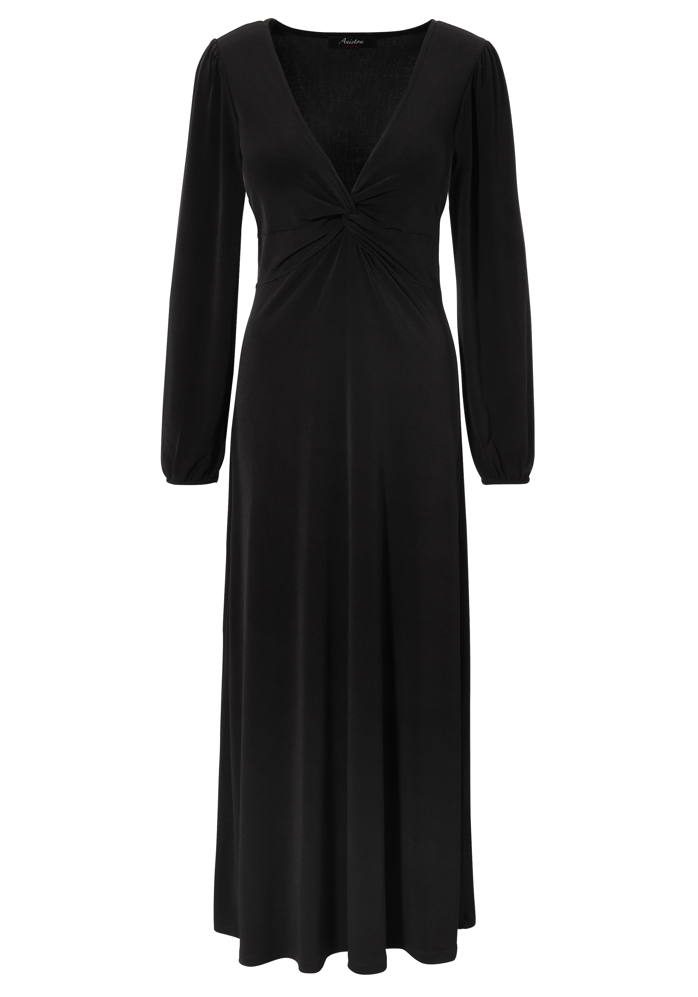 Aniston CASUAL Maxikleid mit raffiniertem Knoten am Dekolleté