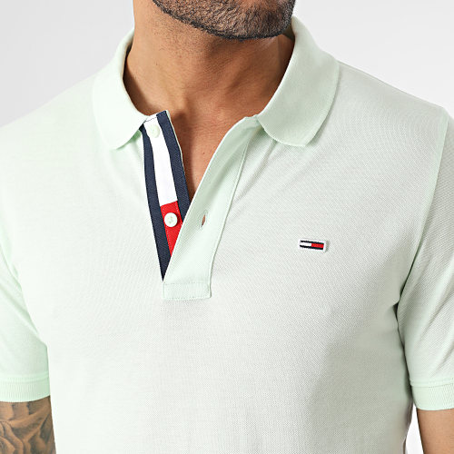Polo Manches Courtes Slim Placket 5940 Vert Clair