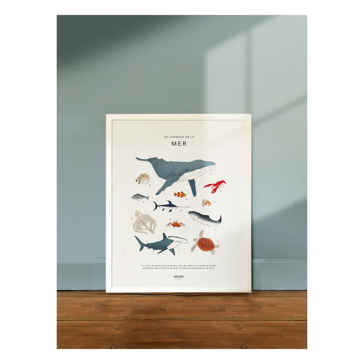 Memory Affiches Affiche Animaux de la mer