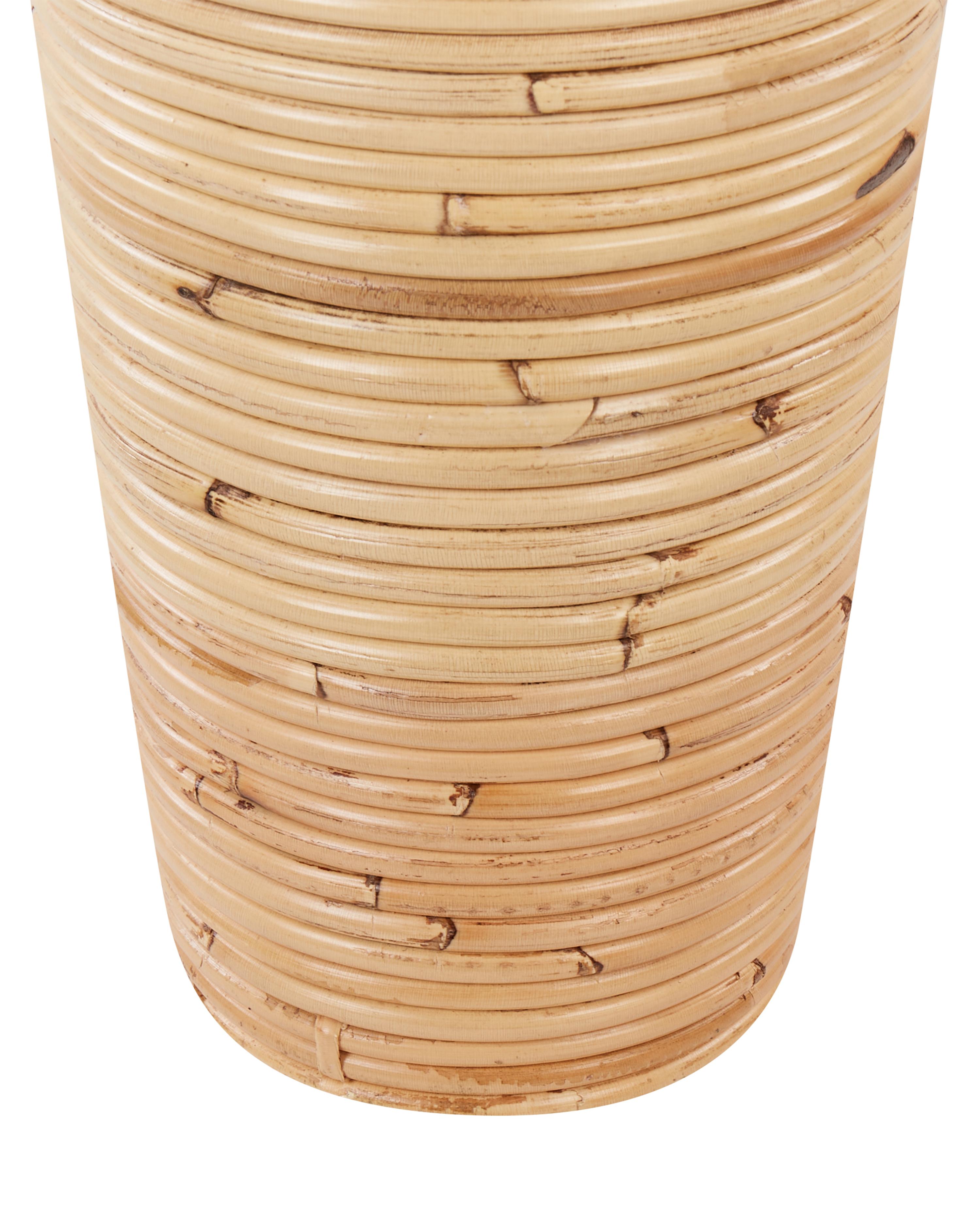 Decoratieve vaas ELATIA Rotan 50 cm Natuurlijk
