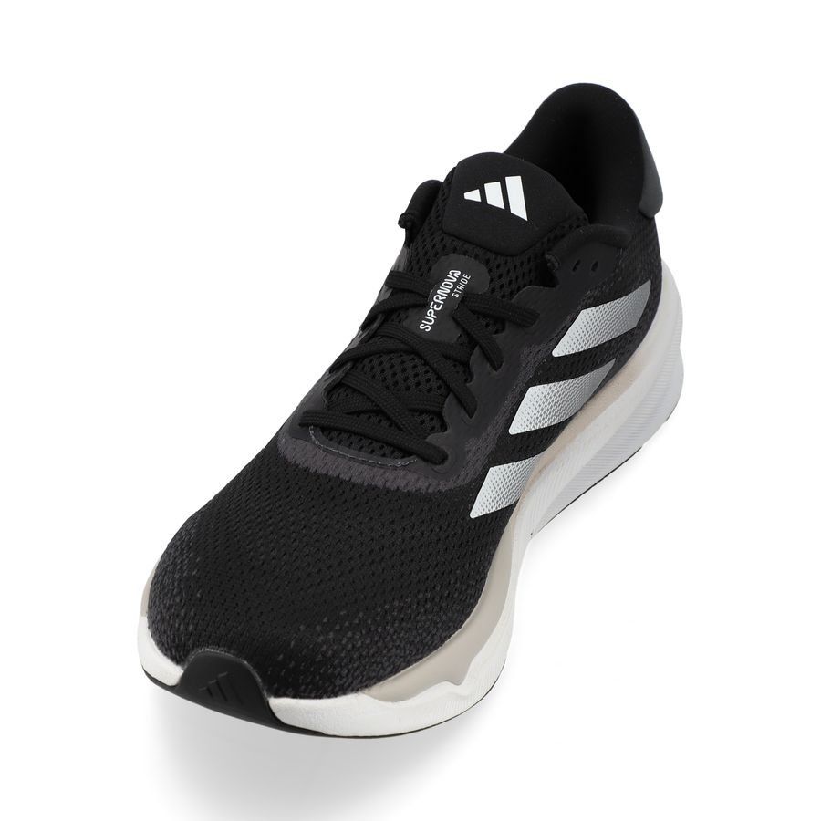 adidas Chaussures de Running Supernova Stride - Noir/Blanc/Grey Six
