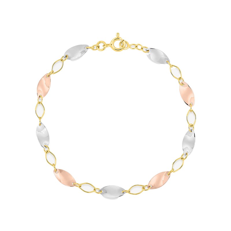 Bracelet Femme - Or 18 Carats - Longueur : 18 cm