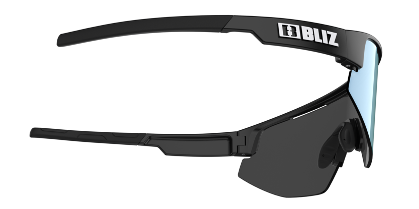 Bliz Matrix Small Cykelbriller Matsort med Blå Linse