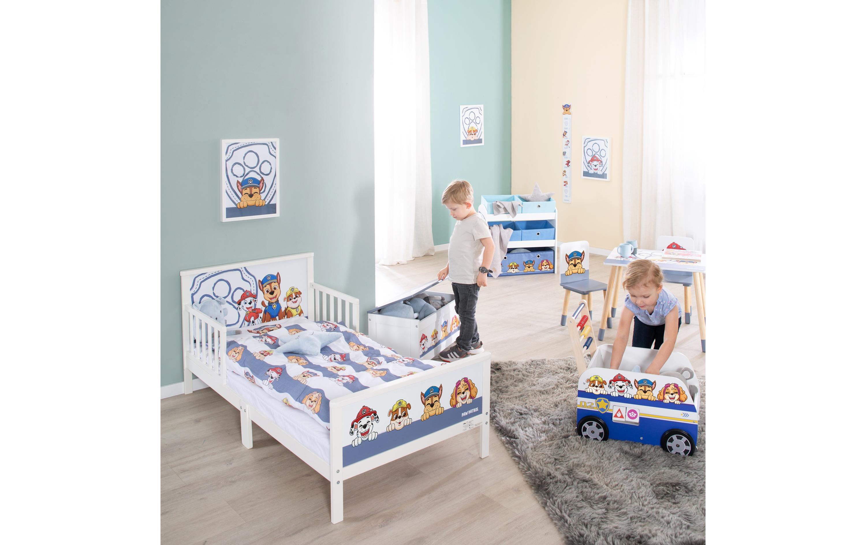 Kinderbettwäsche Paw Patrol 100 x 135 cm + 40 x 60 cmBettwäsche-Set für Kinder