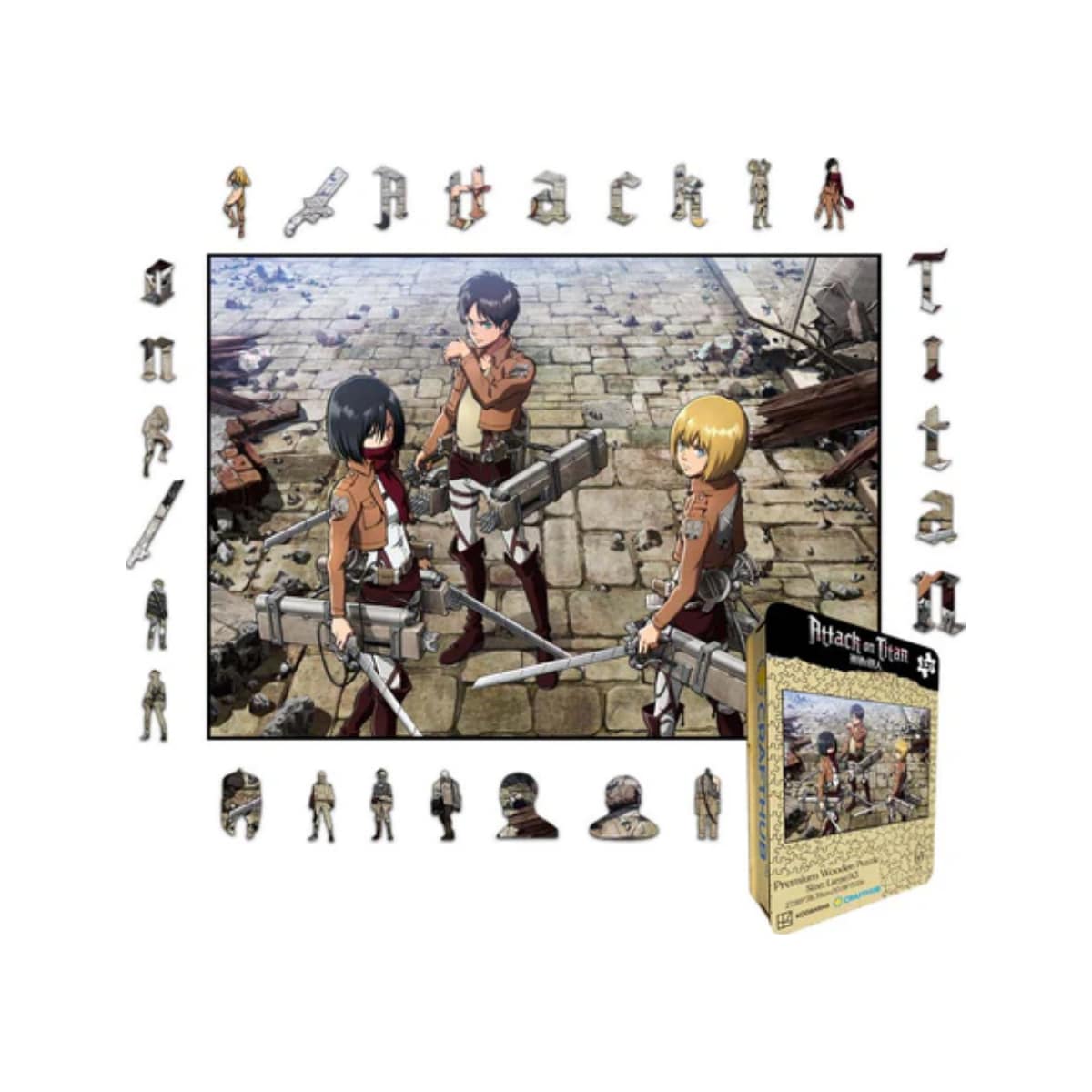 Crafthub Attack on Titan puslespill ()