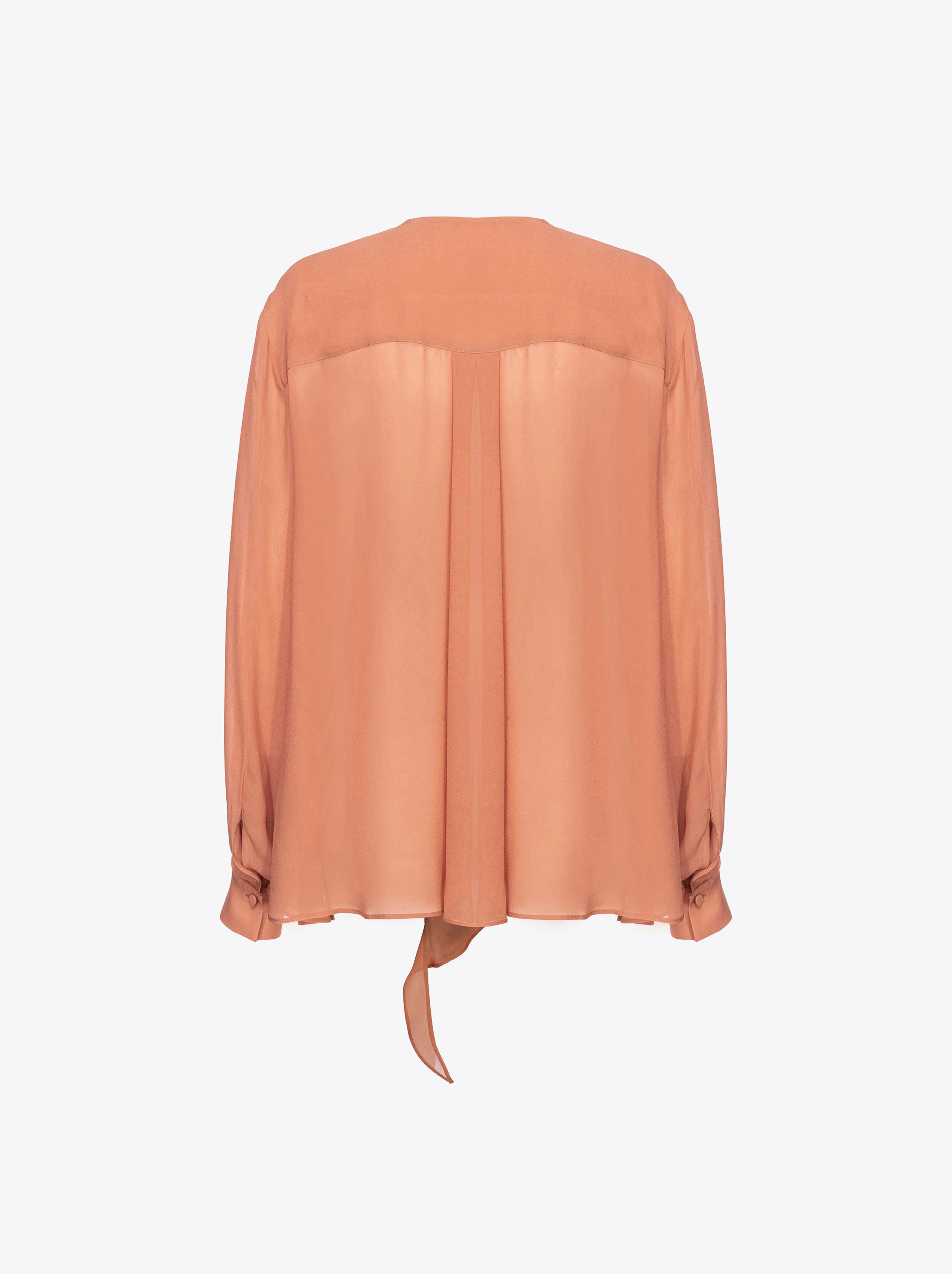 Blouse volantée | Orange