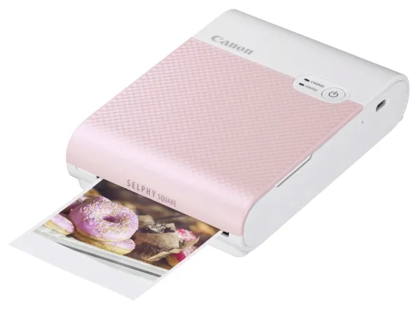 Canon SELPHY Square QX10 - Printer - farve - farvesublimering - 72 x 85 mm op til 0.7 min./side (farve) - Wi-Fi - pink