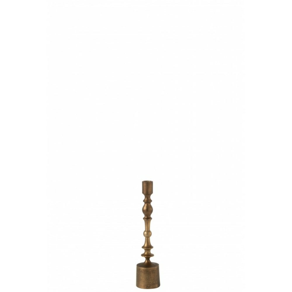 Chandelier en métal bronze 8x8x35cm