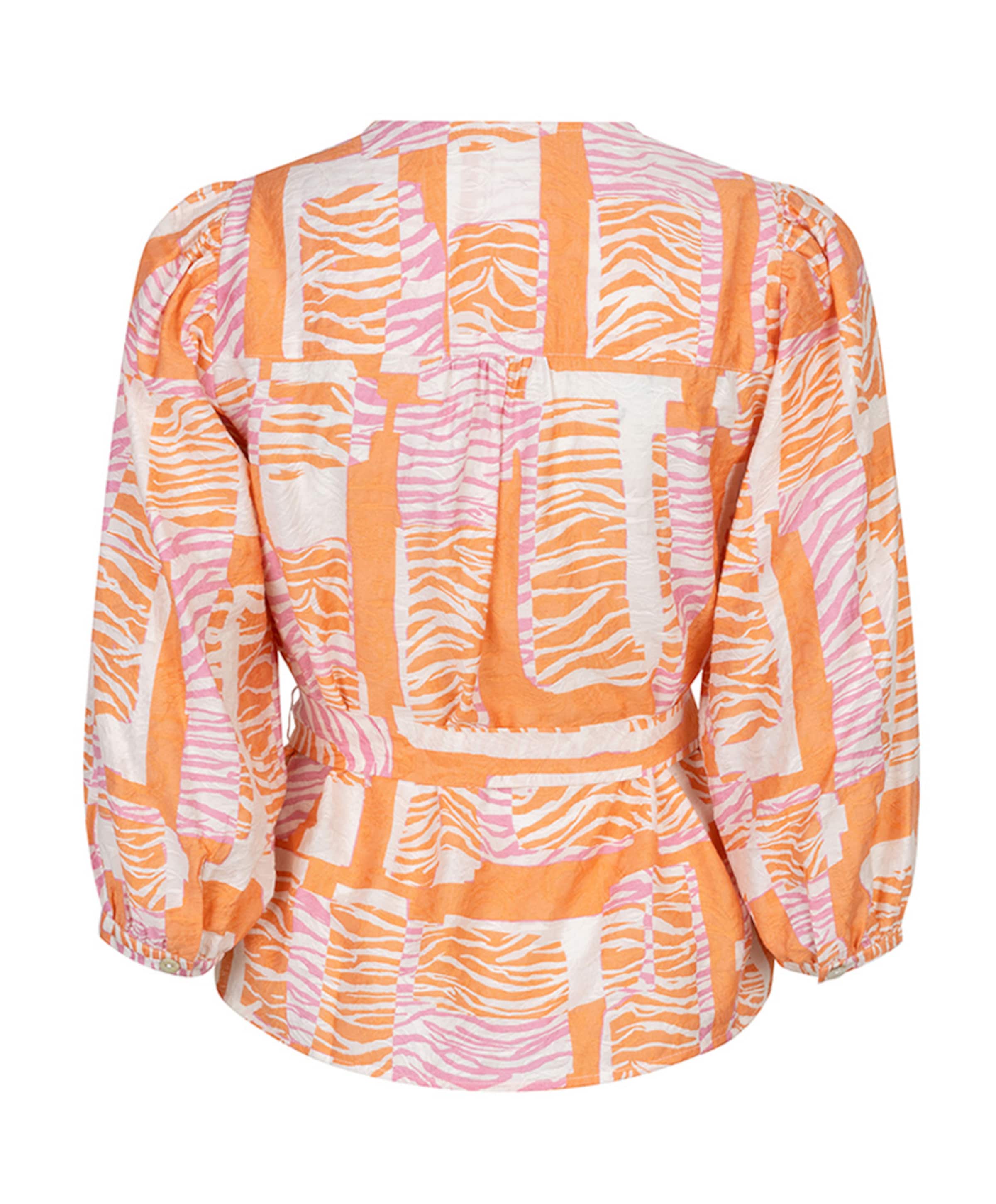EsQualo Dames blouse oranje