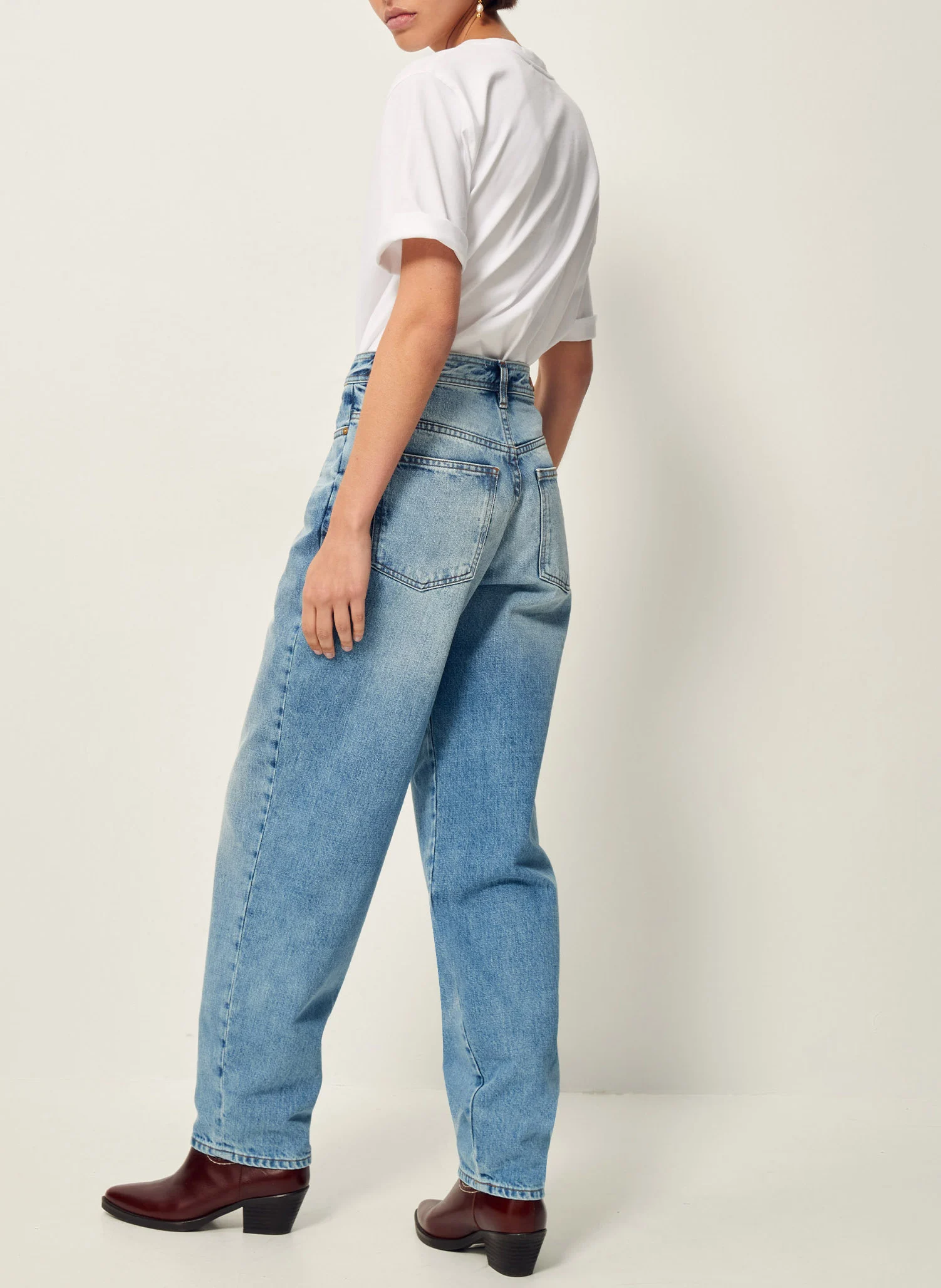 BAGGOU - Jean baggy en denim délavé | Bleu