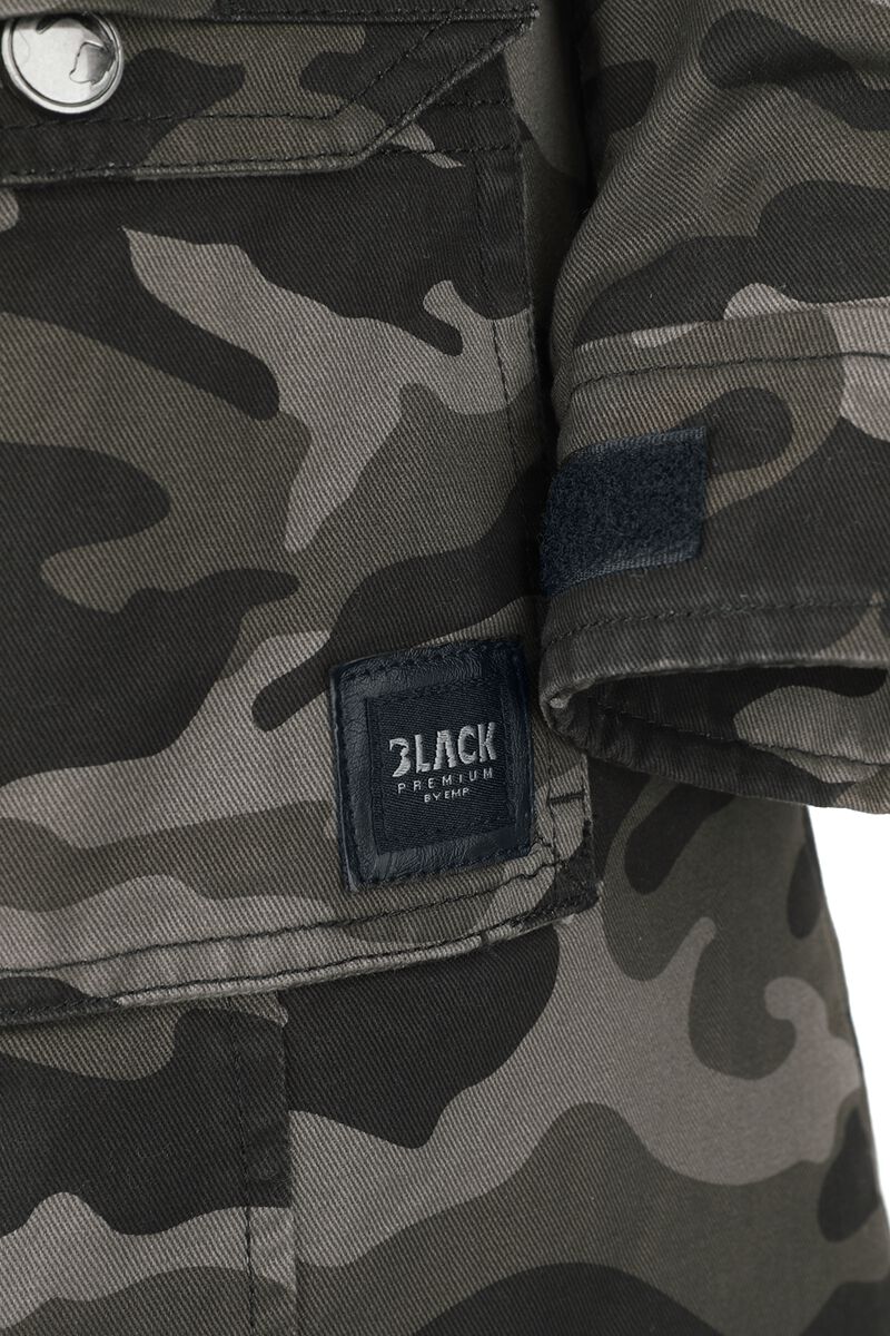 Veste De Style Militaire Femme | Black Premium by EMP Veste d'hiver