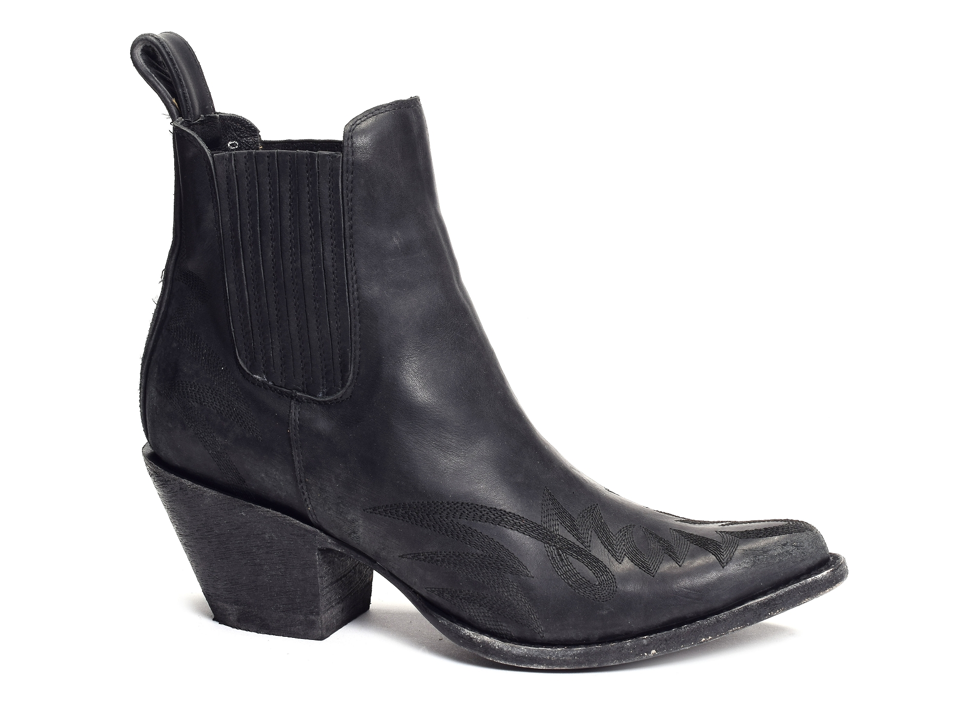 Gaucho long stitch noir