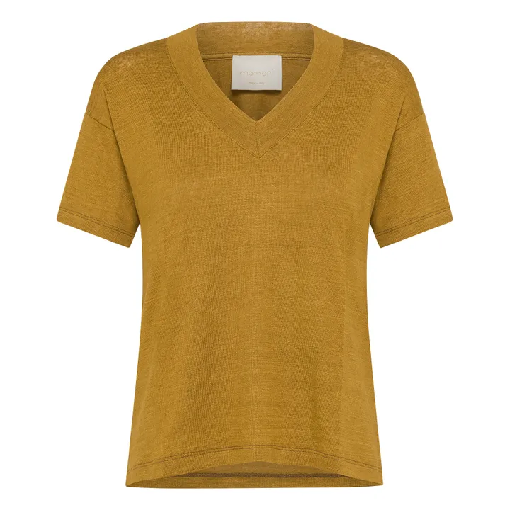 Momoni T-shirt Nancy Lin | Caramel
