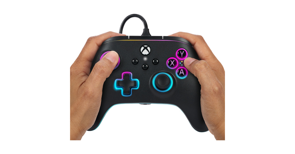 PowerAXbox Advantage Wired Controller  (Zwart, Xbox Series X|S, Xbox One, Windows)