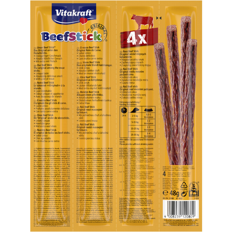 Vitakraft Beefsticks rund