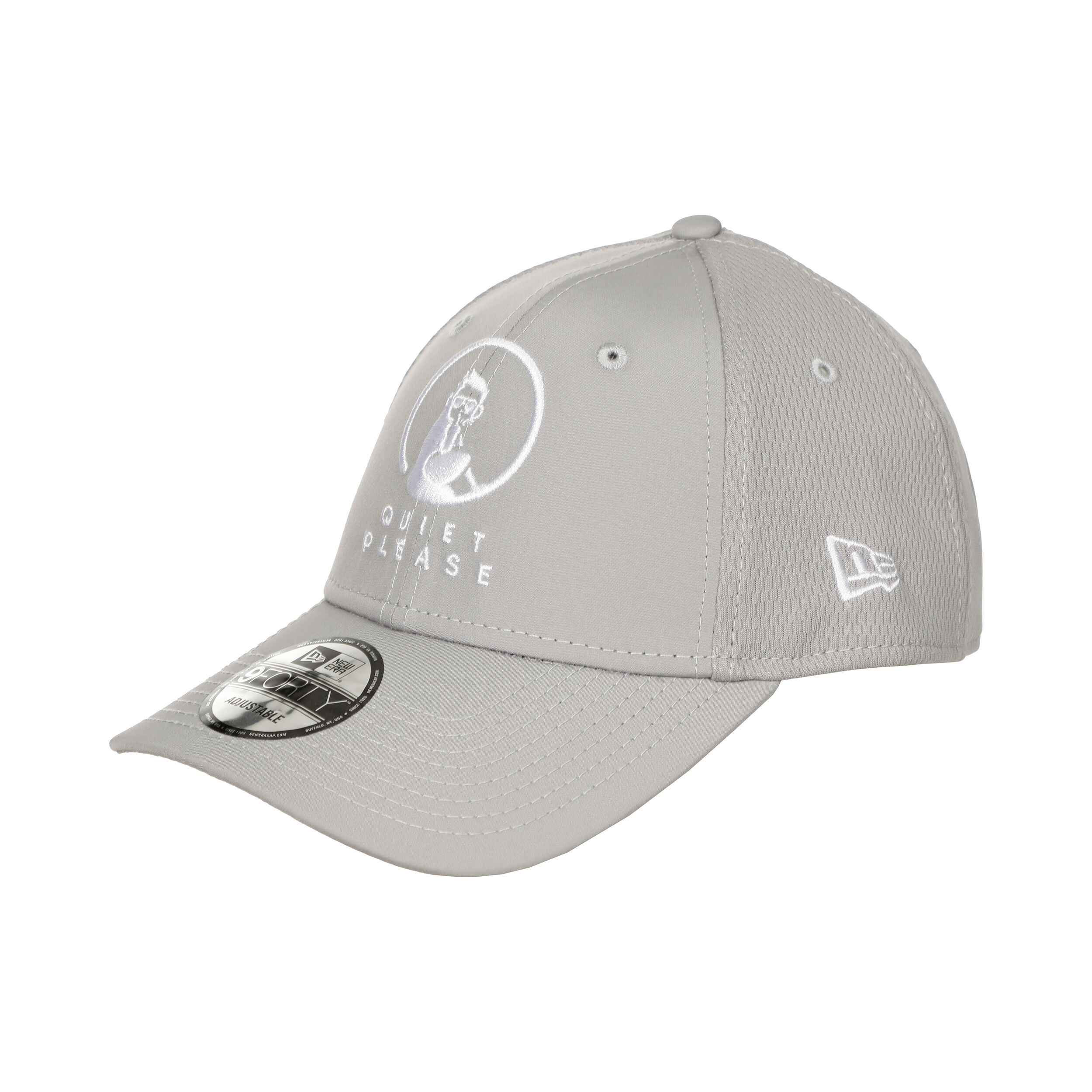 Quiet Please New Era Core 9 Forty Casquette - Gris , Blanc