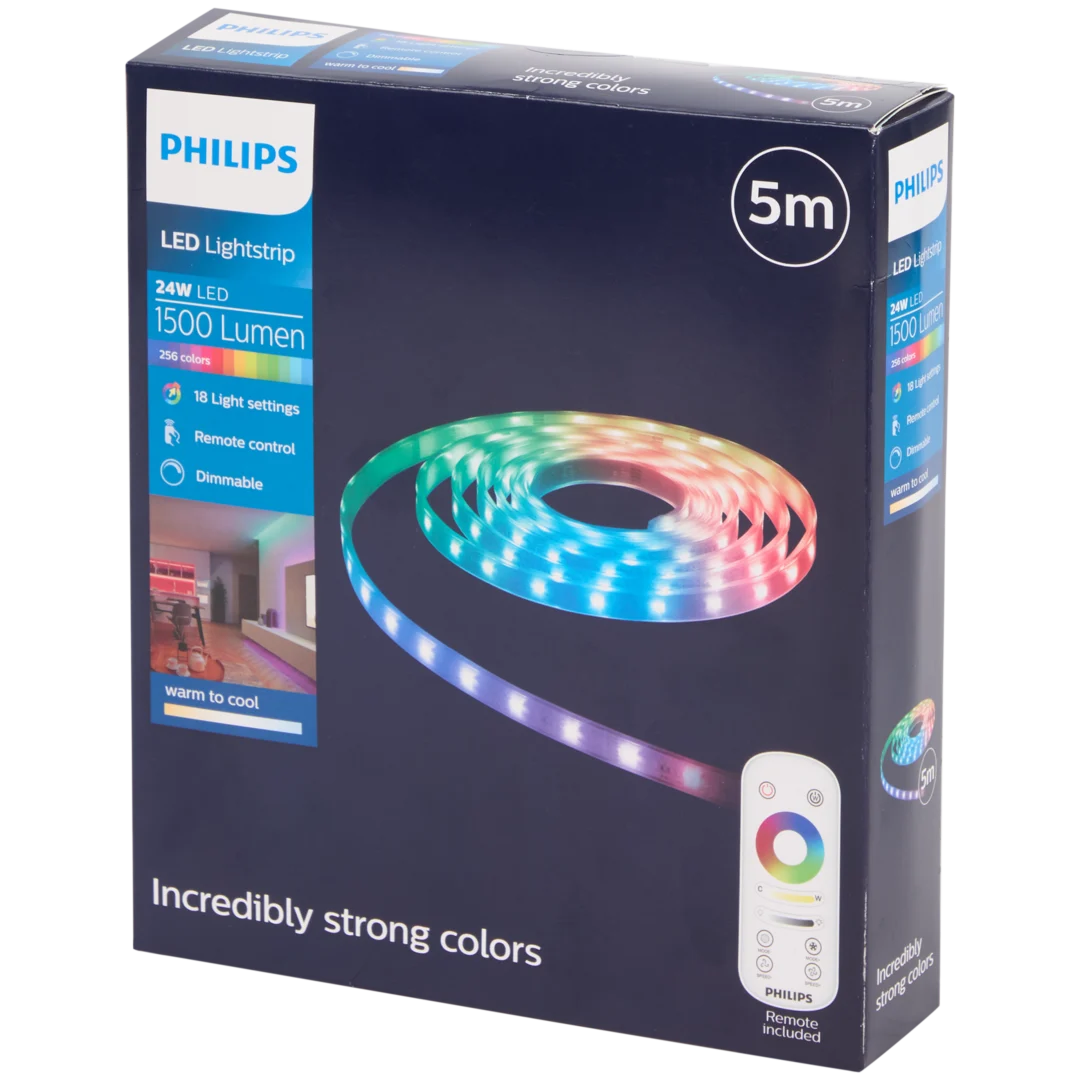 Philips ledstrip 5 meter | 24 watt | 1500 lumen