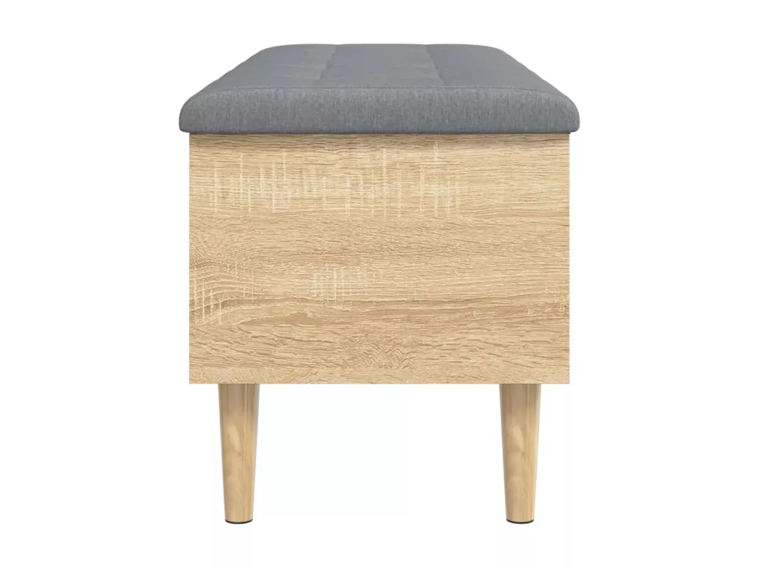 Banc de rangement chêne sonoma 102x42x46 bois d'ingénierie