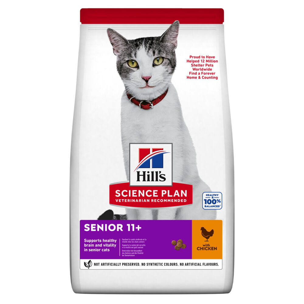 Hill's Science Plan Senior - Kattenvoer - 3 Kilogram - kip