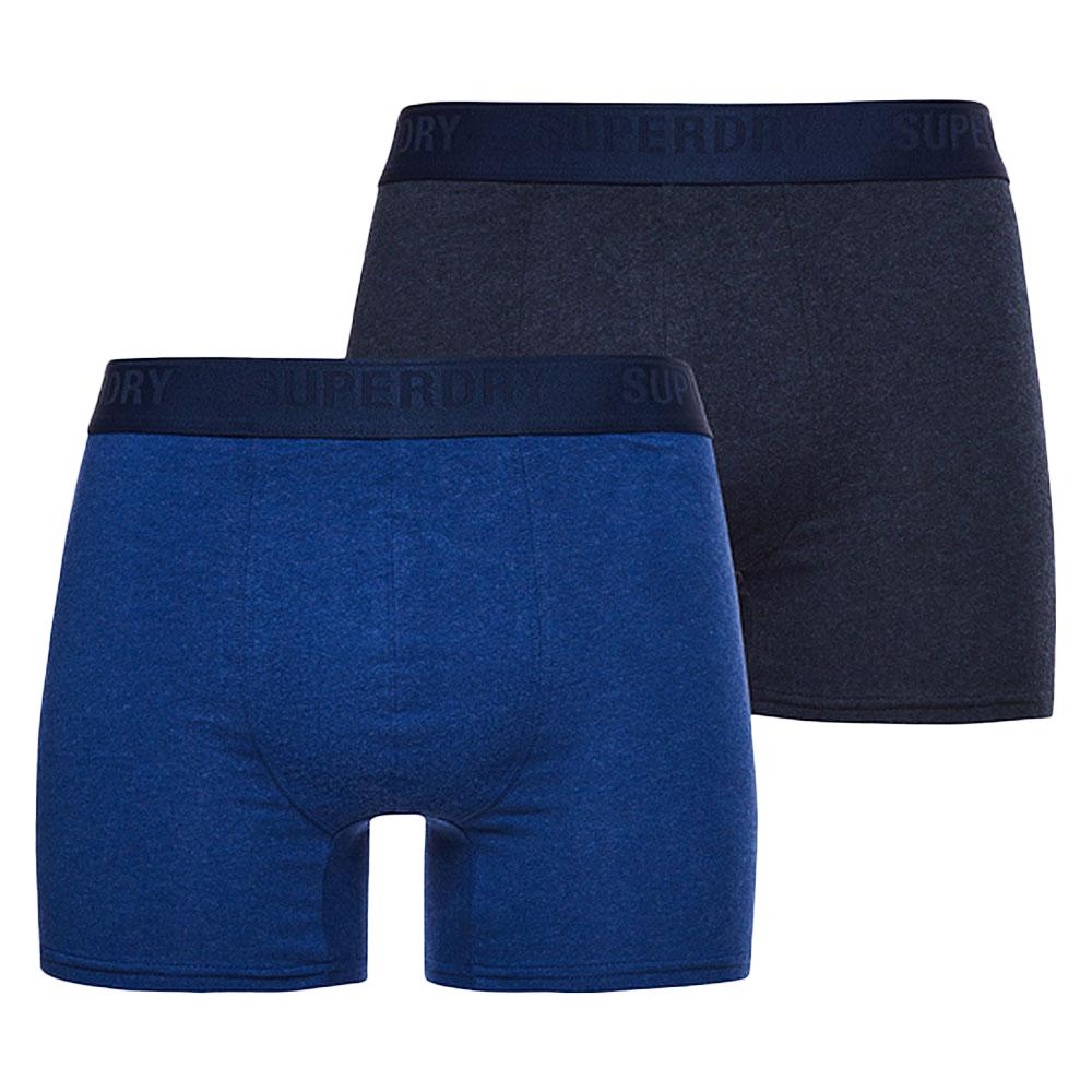 Superdry Lot x2 Boxers Marine/Bleu Homme Superdry