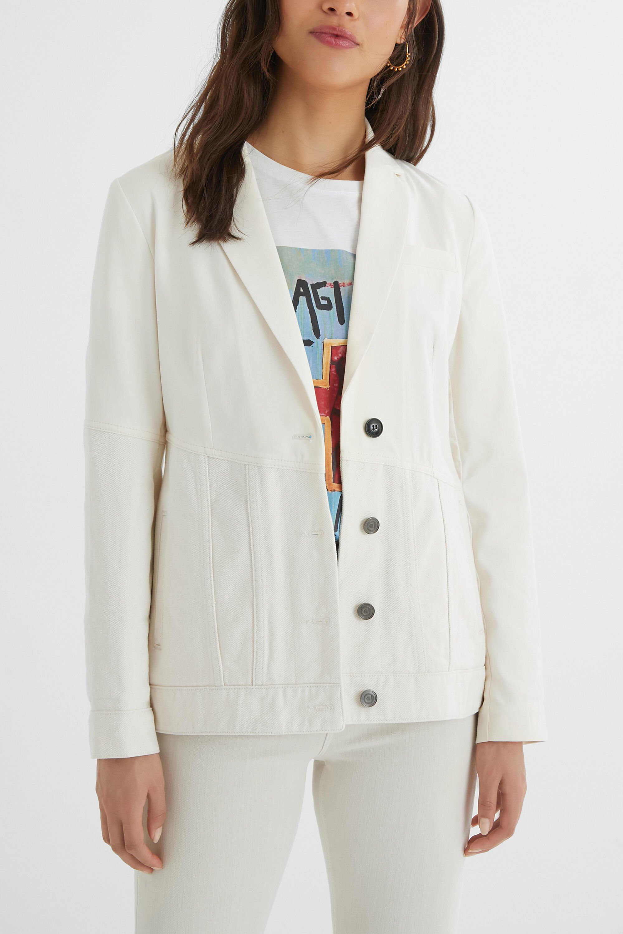 Blazer hybride jean