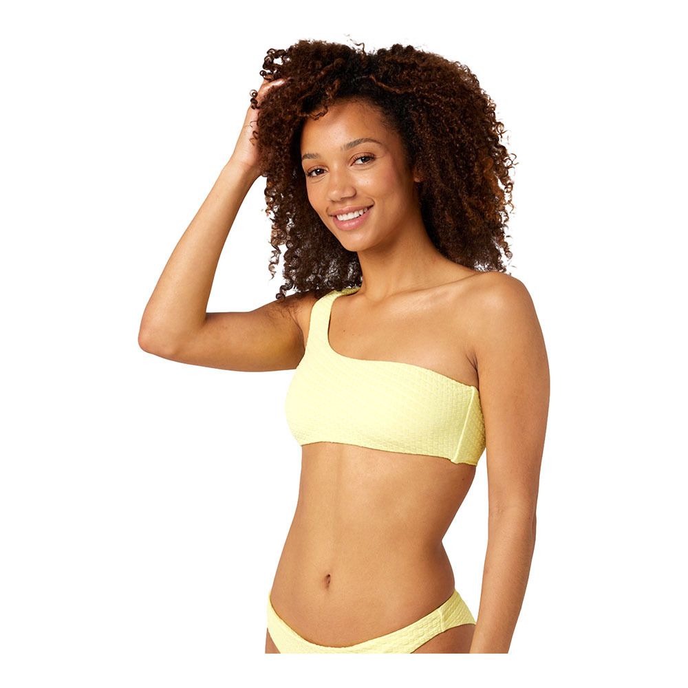 Rip Curl CUSTOM RIB ONE STRAP - Haut de maillot de bain Femme light yellow