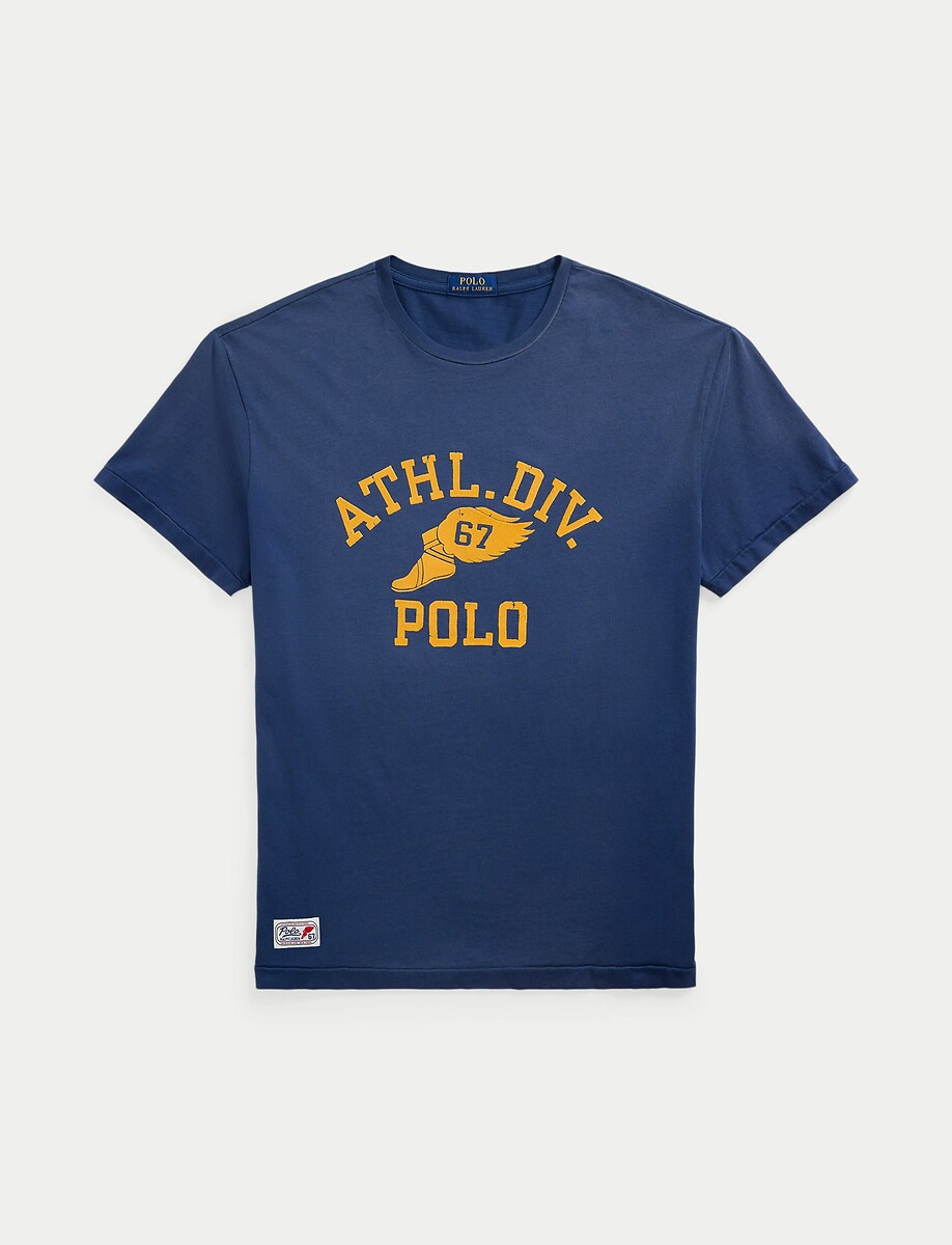 POLO RALPH LAUREN<br>Camiseta de manga comprida com logotipo