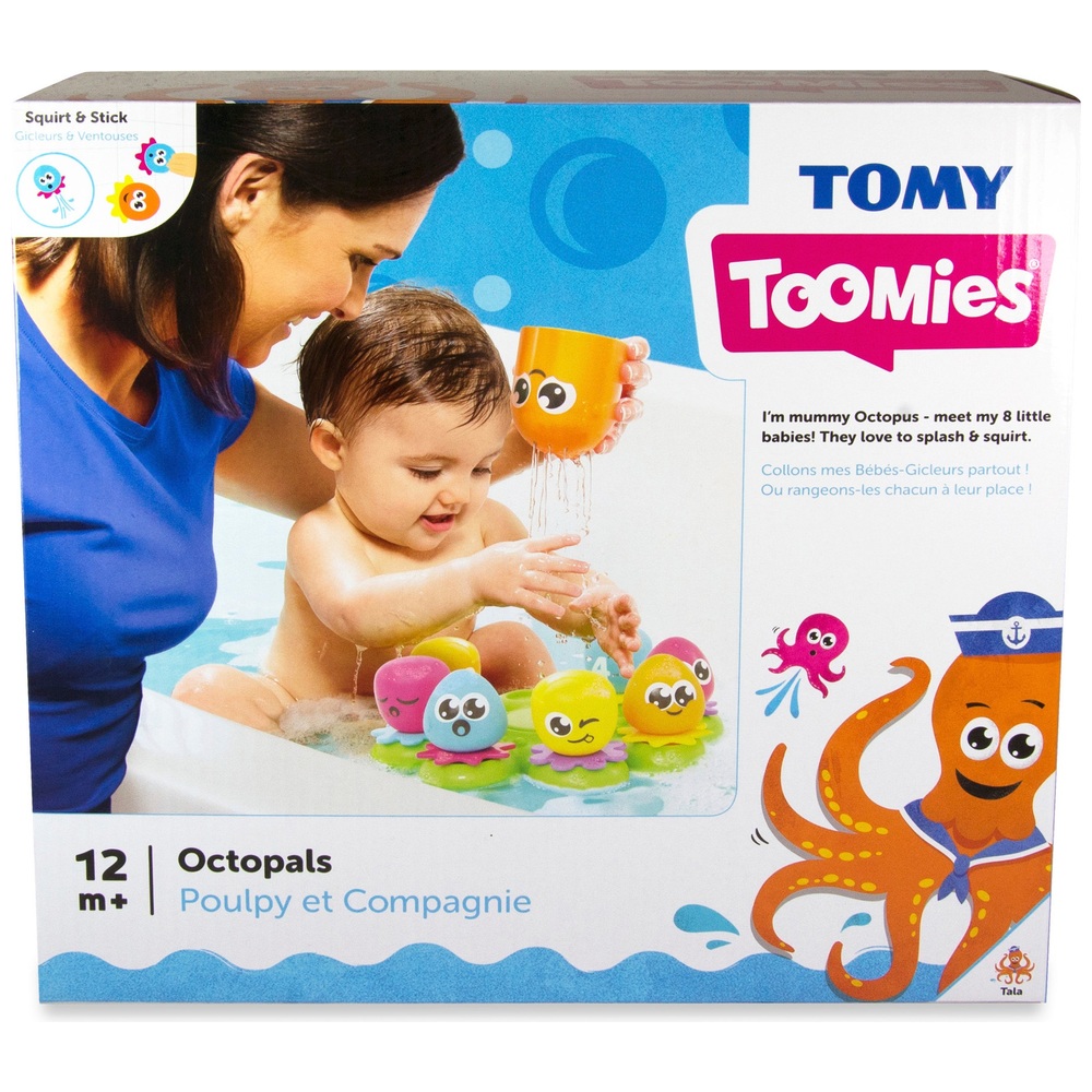 TOMY Toomies Octopals Badespielzeug