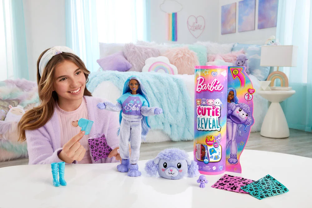 BARBIE  -   POUPEE CUTIE REVEAL CANICHE