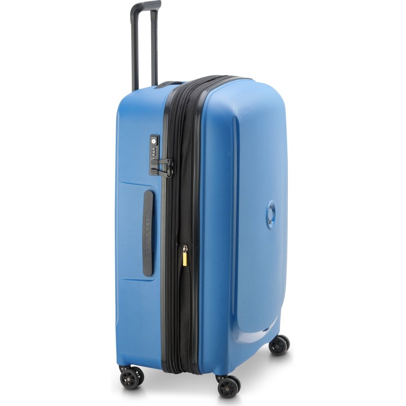 Belmont Plus valise extensible 4 doubles roues 76 cm bleu