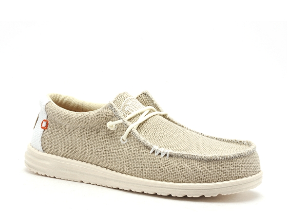 Dude basses homme wally braided blanc