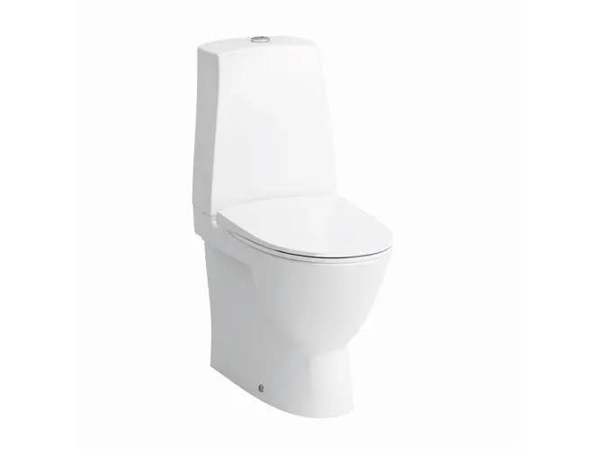 Laufen pro n wc p-lås rimless - gulvstående wc, rimless, lcc rengøringsvenlig overflade