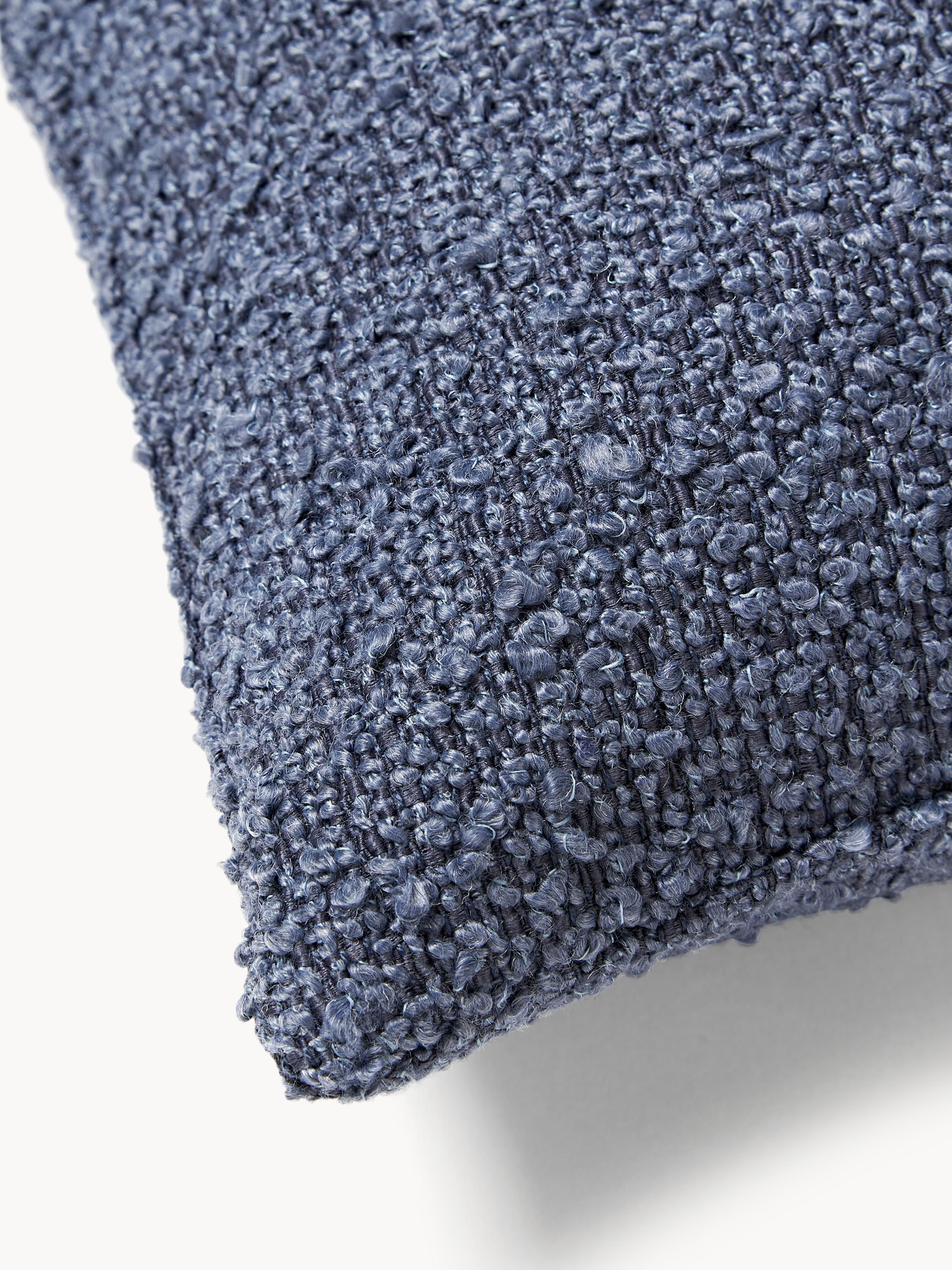 Bouclé kussenhoezen Bellamie, 2-delig