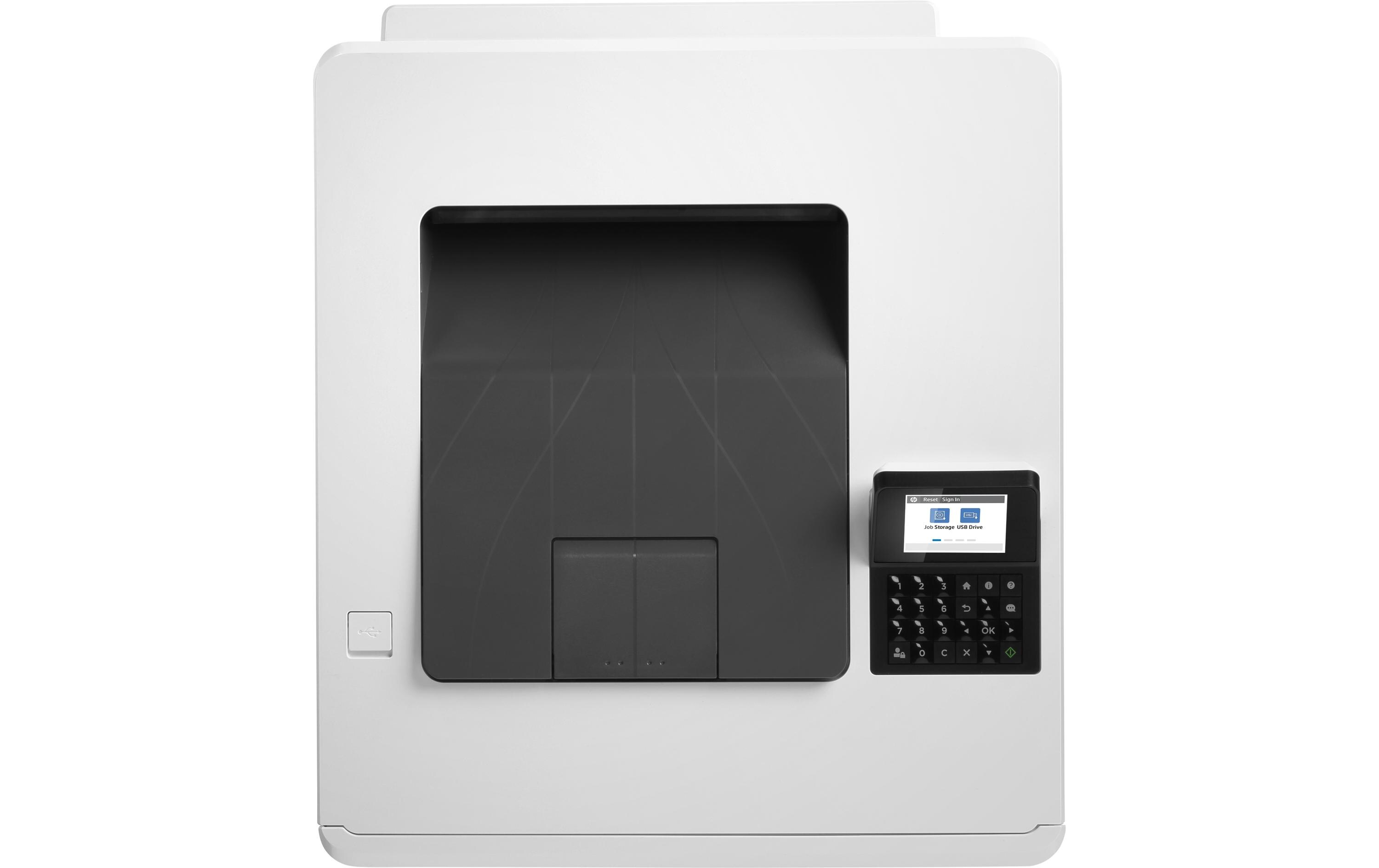 Drucker Color LaserJet Enterprise M455dn<br>Kompakter Farb-Laserdrucker für Arbeitsgruppen mit vielen Sicherheitsfeatures