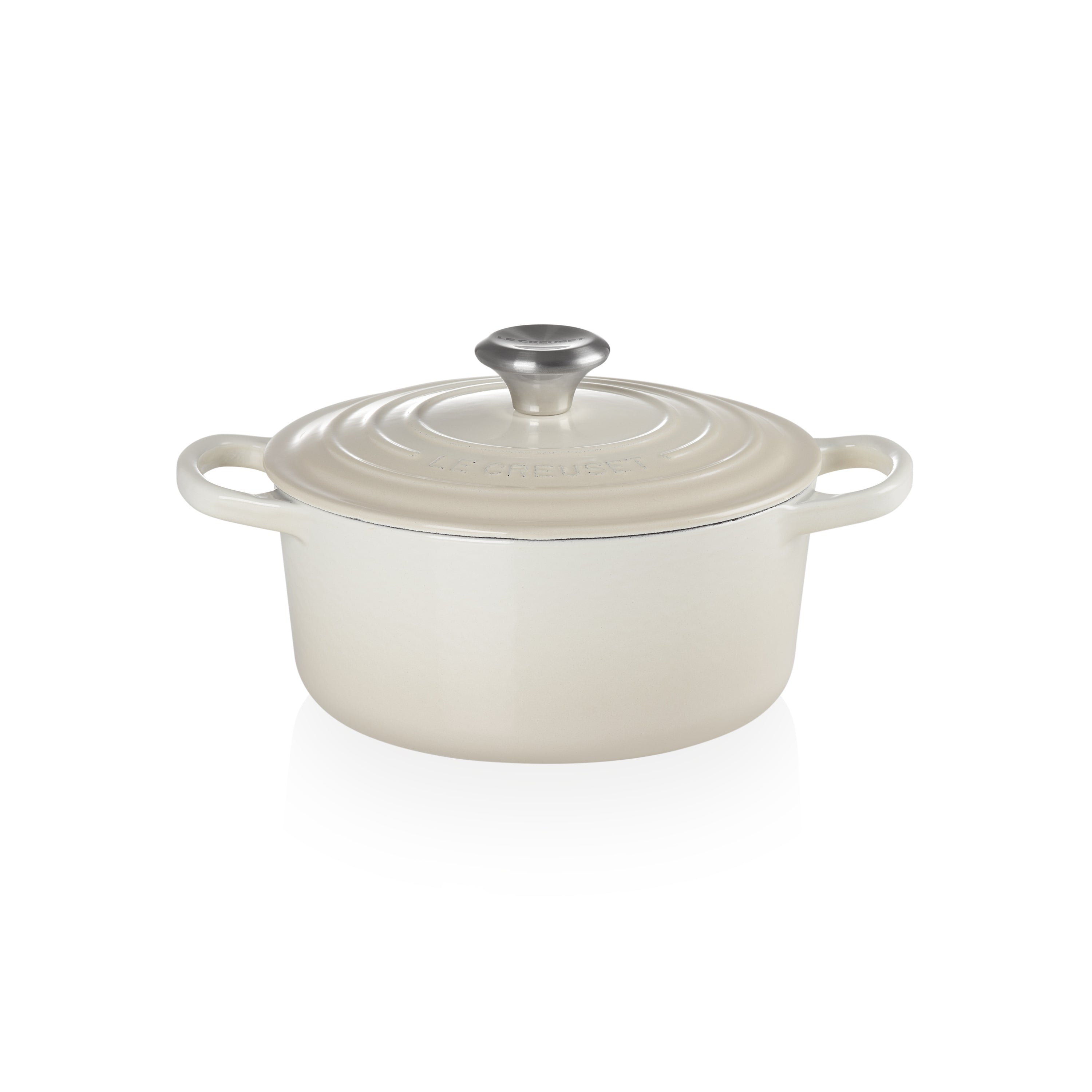 Le Creuset Signature Braadpan Ã 24 cm - Meringue